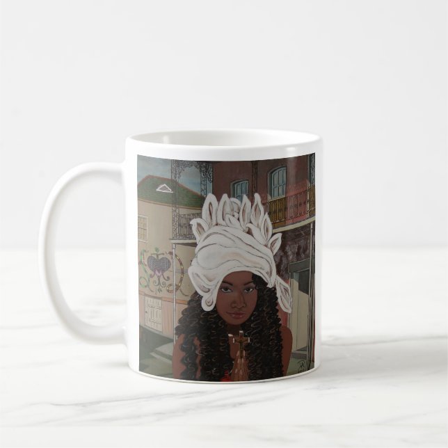 Marie Laveau, Voodoo-Königin von New Orleans Kaffeetasse (Links)