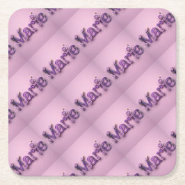 Marie Lila Pink Untersetzer Set