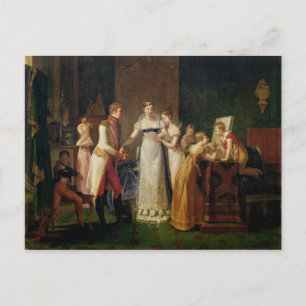 Marie-Louise Austria Bidding Farewell Postkarte