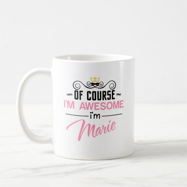 Marie Natürlich bin ich Phantastisch Kaffeetasse (Links)