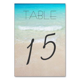 Marié par la mer Cartes Numéro de tableau