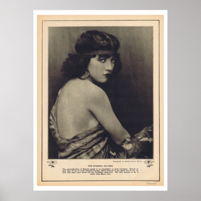 Marie Prevost Stummbildstar Poster (Vorne)