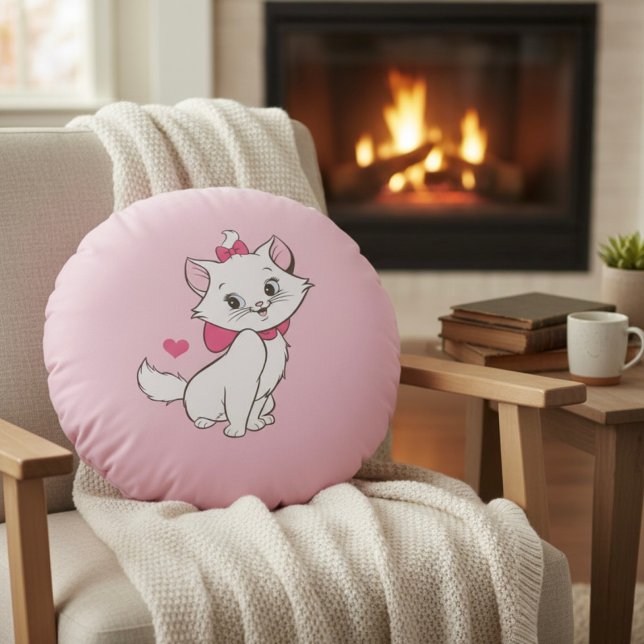Marie Round Pillow Rundes Kissen (Von Creator hochgeladen)