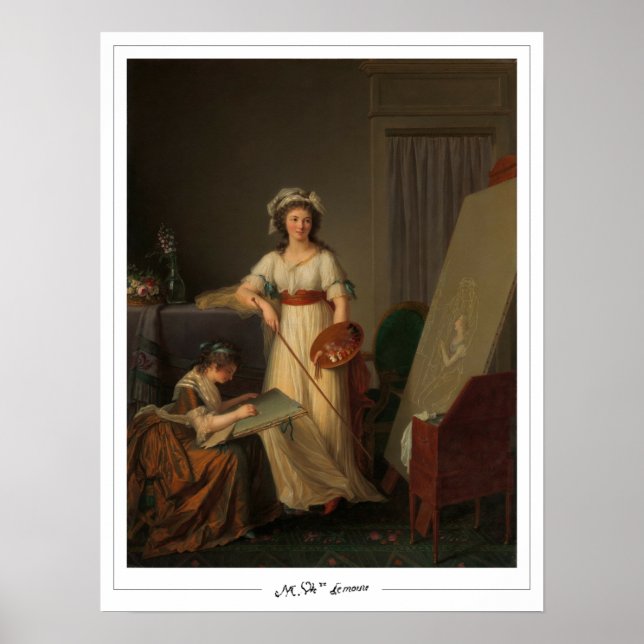 Marie-Victoire Lemoine Zedign Poster d'art #1 (Devant)