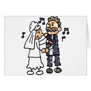 Mariée Danse Avec Père Fille Danse Mariage