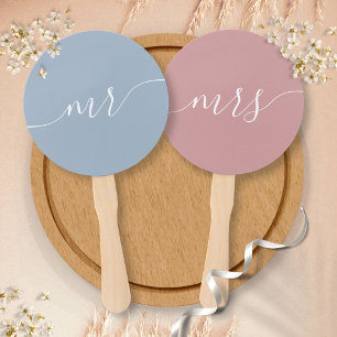 Mariée ou marié, jeu de mariage avec éventail