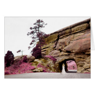 mariée pittoresque : élégant tunnel