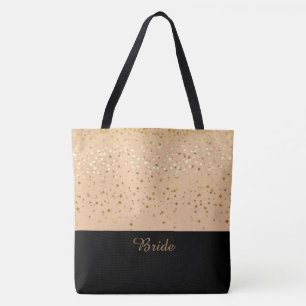 Mariée Sac fourre-tout Pêche & Petite Golden Stars