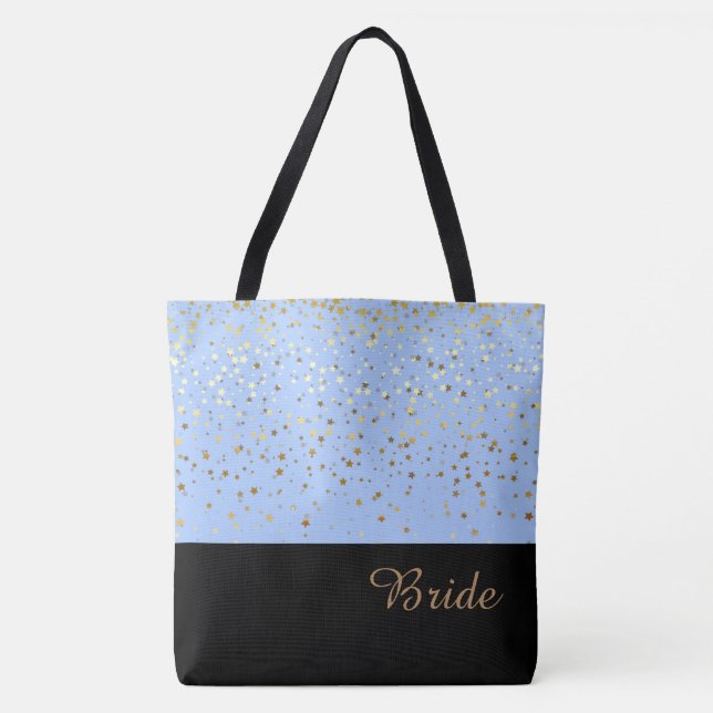 Mariée Sac fourre-tout Petite Golden Stars (Devant)