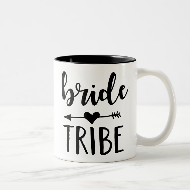 Mariée Tribe Bachelorette Café Mug (Droit)