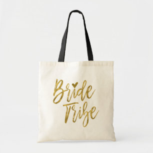 Mariée Tribe Faux Gold Foil Party Sac