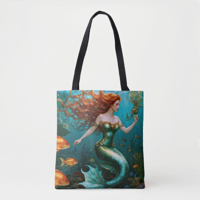 "Marielle" - Schöne TanzMeerjungfrau Tasche (Vorderseite)