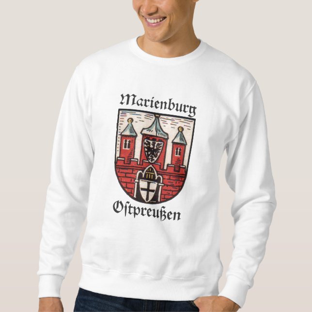 Marienburg Ostpreussen Sweatshirt (Vorderseite)