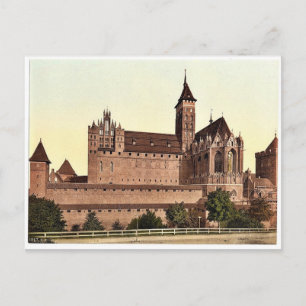 Marienburg, Ostseite, Preußen, Deutschland (d.h. M Postkarte