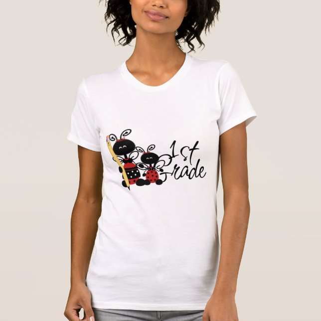 Marienkäfer-1. Grad-T-Shirts und Geschenke T-Shirt (Vorderseite)