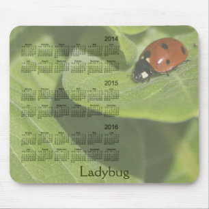 Marienkäfer-3-jähriger 2014-2016 Kalender Mousep Mousepad