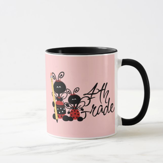 Marienkäfer-4. Grad-T-Shirts und Geschenke Tasse (Rechts)