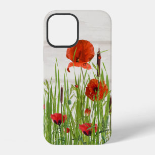 Marienkäfer auf Rotem Mohn  iPhone 12 Hülle
