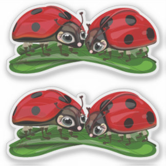 Marienkäfer aufkleber
