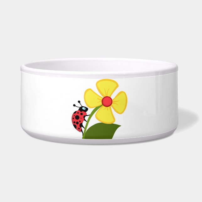 Marienkäfer-Blume Napf (Vorderseite)