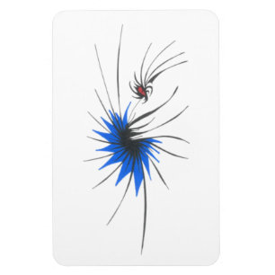 Marienkäfer Buntes Abstraktes Stammes-Tattoo-Kunst Magnet