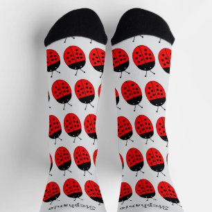 Marienkäfer-Design Socken