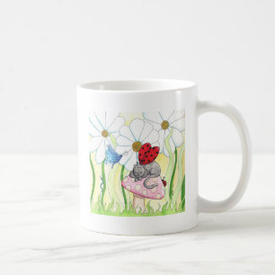 Marienkäfer-Fee-Katze Kaffeetasse