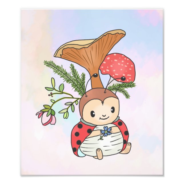 Marienkäfer  fotodruck (Vorne)