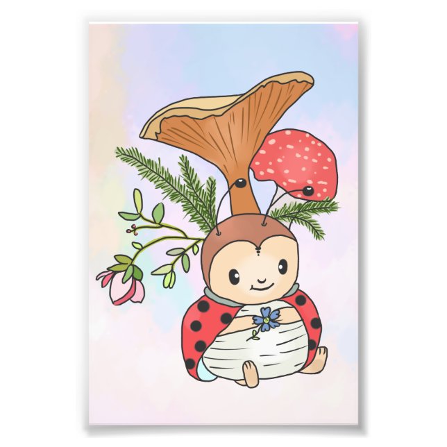 Marienkäfer  fotodruck (Vorne)