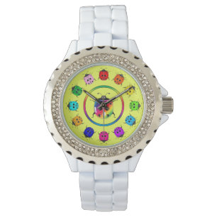 Marienkäfer für Damen!! Armbanduhr