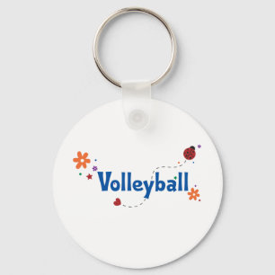 Marienkäfer-Garten-Volleyball Schlüsselanhänger