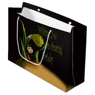 "Marienkäfer-Geburtstags-Geschenk-Tasche - groß, Große Geschenktüte