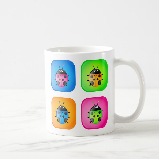 Marienkäfer-Ikonen Kaffeetasse (Rechts)