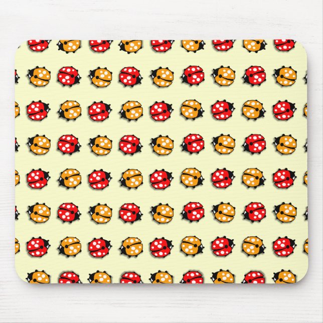 Marienkäfer Invasion Mousepad (Vorne)