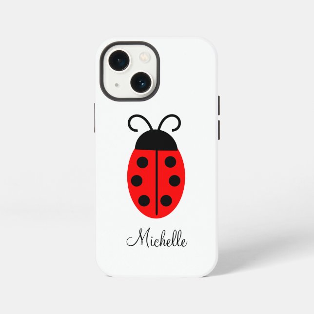 Marienkäfer  iPhone 13 mini hülle (Rückseite)