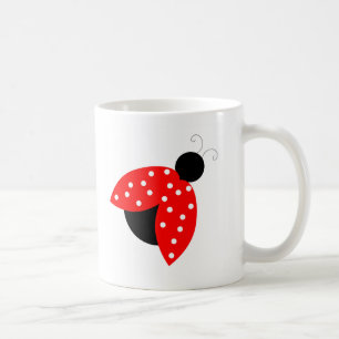 Marienkäfer-Kaffee-Tassen-Schale Kaffeetasse