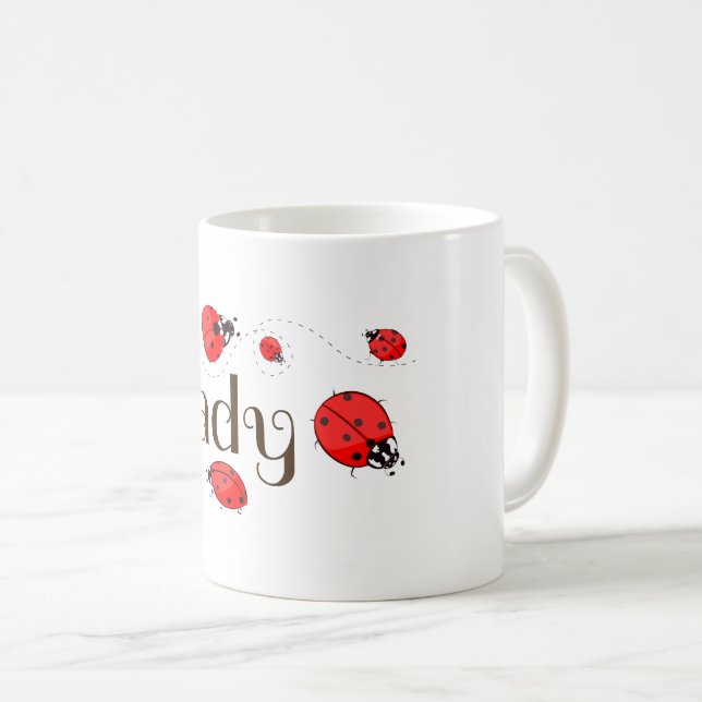 Marienkäfer Kaffeetasse (VorderseiteRechts)