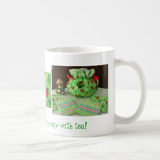 Marienkäfer Klee-Bleibe herein mit der Tee-Tasse Kaffeetasse