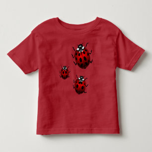 Marienkäfer-Kleinkind-Shirt-niedliche Kleinkind T-shirt