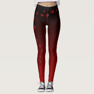 Marienkäfer-Leggings-Marienkäfer-Insekten-Leggings Leggings