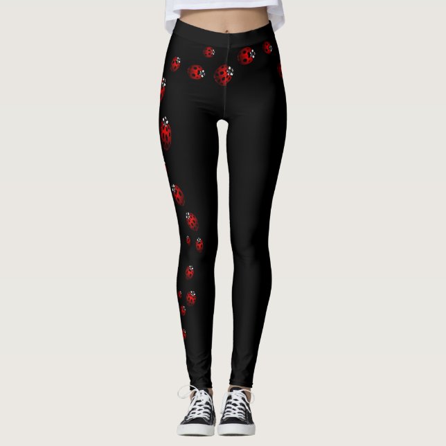 Marienkäfer-Leggings-Marienkäfer-Insekten-Leggings Leggings (Vorderseite)