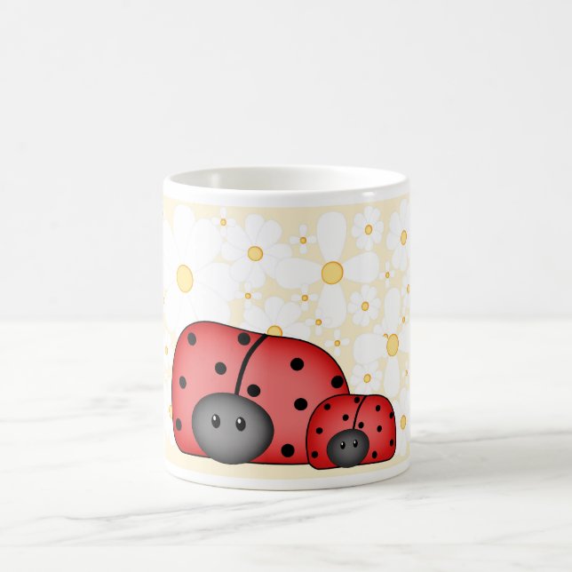 Marienkäfer-Liebe-Tasse Kaffeetasse (Mittel)