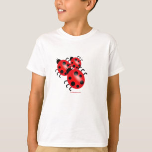 Marienkäfer-Mädchen-T-Shirt T-Shirt