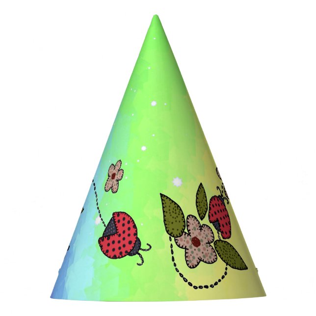 Marienkäfer  Partyhütchen (Vorderseite)