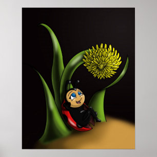 Marienkäfer Poster