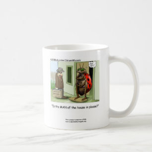 Marienkäfer Probleme Cartoon Auf Hochwertiger Kaff Kaffeetasse