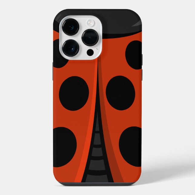 Marienkäfer-Schale iPhone Hülle (Rückseite)