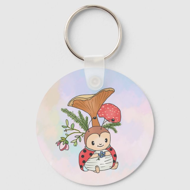 Marienkäfer  schlüsselanhänger (Vorderseite)