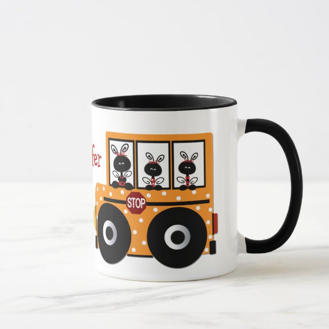 Marienkäfer-Schulbus-Lehrer-Tasse Tasse (Rechts)