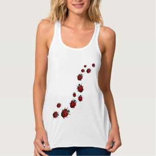 Marienkäfer-Shirts Damen-Tanktop Marienkäfer-Shirt Tank Top